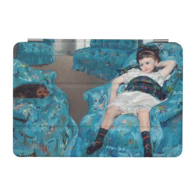 Mary Cassatt - Little Girl in a Blue Armchair iPad Mini Cover (Horizontal)
