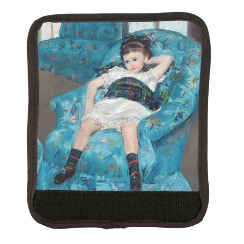 Mary Cassatt _ Little Girl in a Blue Armchair Luggage Handle Wrap