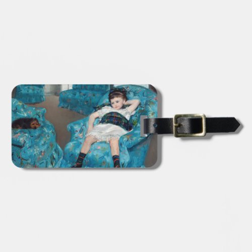 Mary Cassatt _ Little Girl in a Blue Armchair Luggage Tag