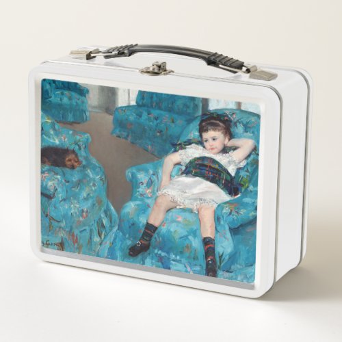 Mary Cassatt _ Little Girl in a Blue Armchair Metal Lunch Box
