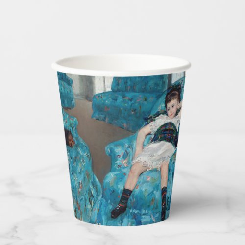 Mary Cassatt _ Little Girl in a Blue Armchair Paper Cups