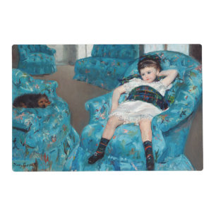 Mary Cassatt - Little Girl in a Blue Armchair Placemat
