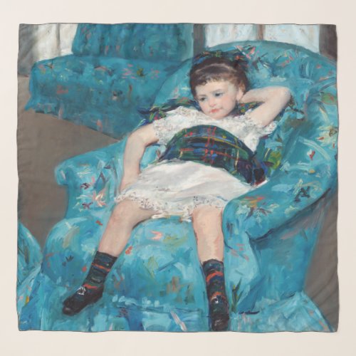Mary Cassatt _ Little Girl in a Blue Armchair Scarf