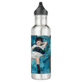 Mary Cassatt - Little Girl in a Blue Armchair Stainless Steel Water Bottle