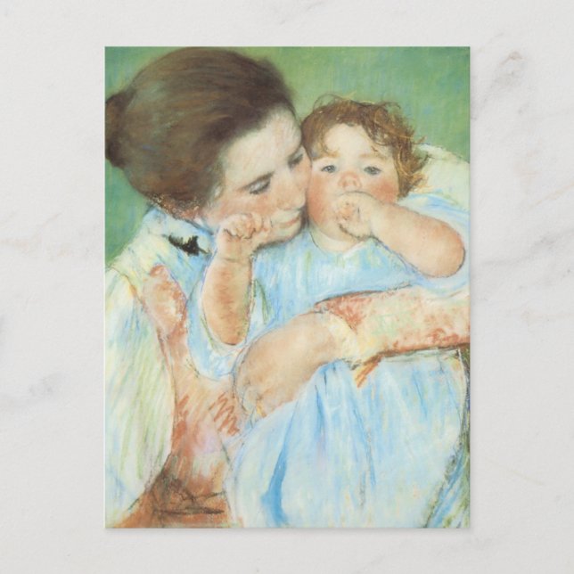 Mary Cassatt - Mother and Child Postcard (Front)