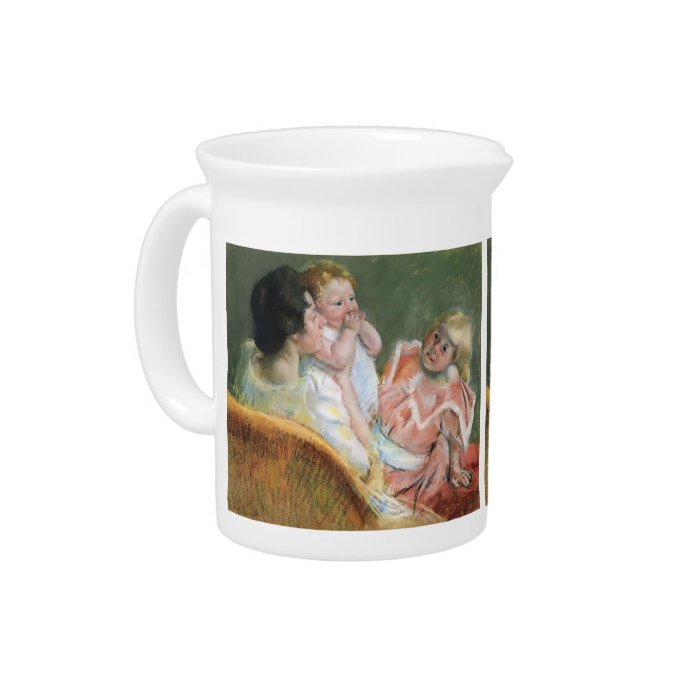 Mary Cassatt  Mother and Children Drink Pitchers