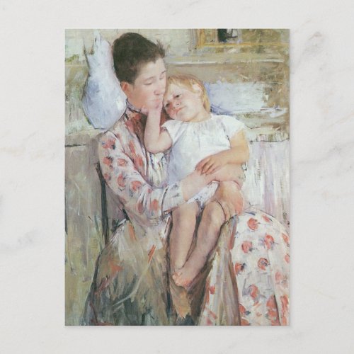 Mary Cassatt Painting Postcard