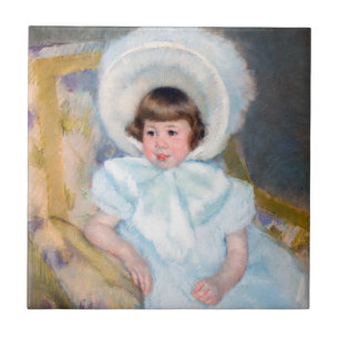 Mary Cassatt - Portrait Louise-Aurore Villeboeuf Ceramic Tile