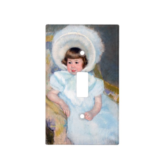 Mary Cassatt - Portrait Louise-Aurore Villeboeuf Light Switch Cover (Front)