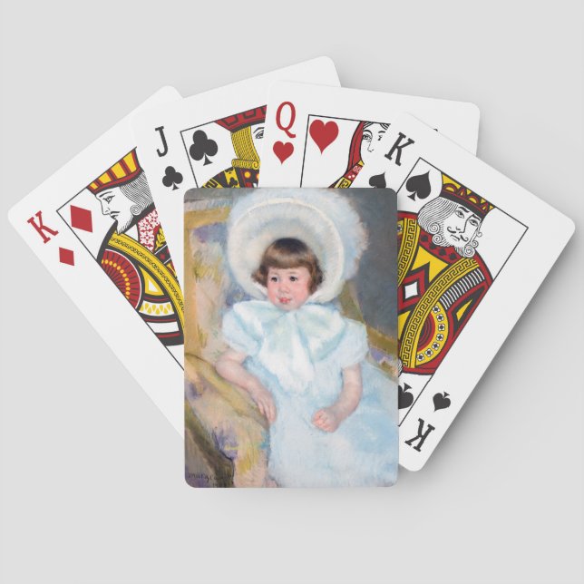 Mary Cassatt - Portrait Louise-Aurore Villeboeuf Poker Cards (Back)