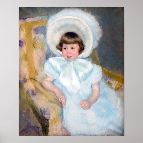 Mary Cassatt _ Portrait Louise_Aurore Villeboeuf Poster