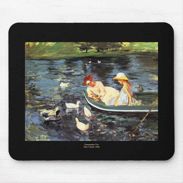 Mary Cassatt Summertime Mouse Pad (Front)