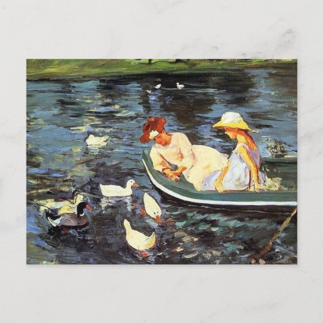 Mary Cassatt. Summertime Postcard (Front)
