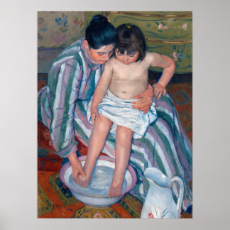 Mary Cassatt The Bath Motherhood Fine Art Poster