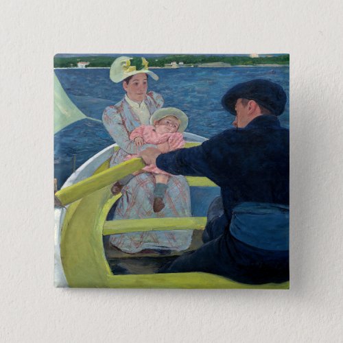 Mary Cassatt _ The Boating Party Button