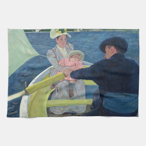 Mary Cassatt _ The Boating Party Kitchen Towel