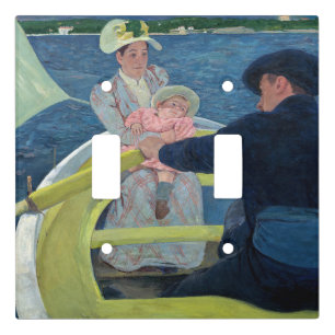 Mary Cassatt - The Boating Party Light Switch Cover