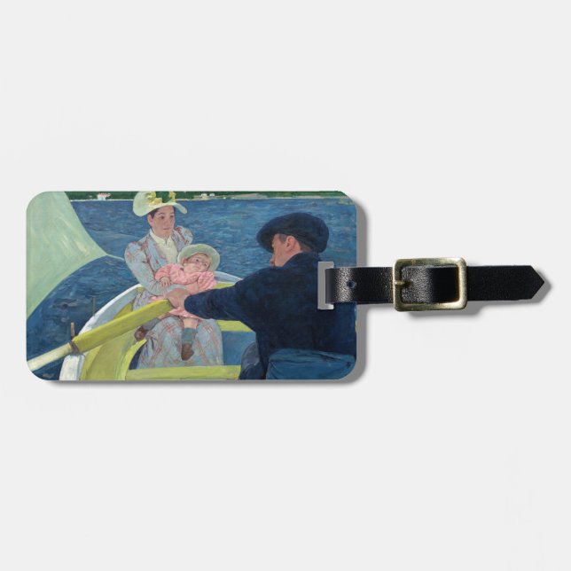 Mary Cassatt - The Boating Party Luggage Tag (Front Horizontal)