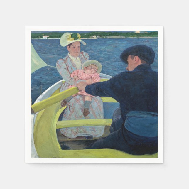 Mary Cassatt - The Boating Party Napkins (Front)