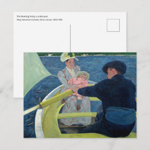 Mary Cassatt - The Boating Party Postcard