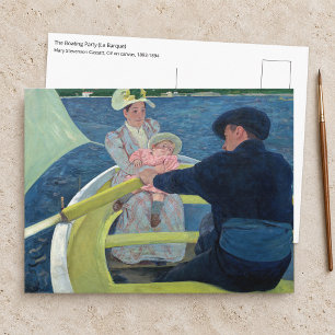 Mary Cassatt - The Boating Party Postcard