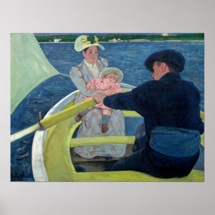 Mary Cassatt - The Boating Party Poster