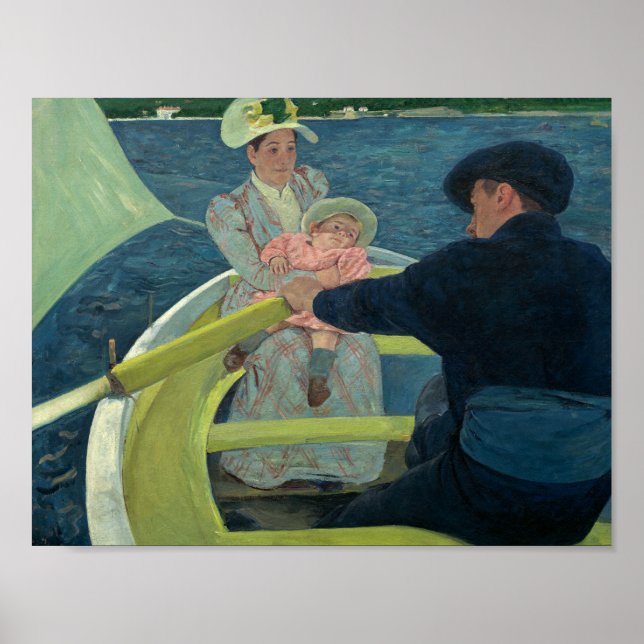 Mary Cassatt - The Boating Party Poster (Front)