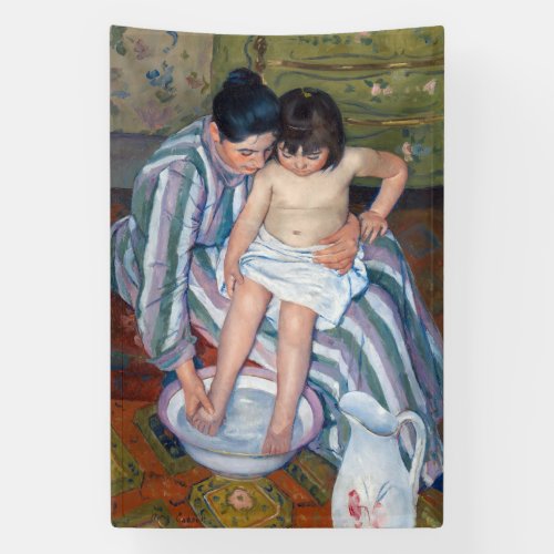 Mary Cassatt _ The Childs Bath  The Bath Banner