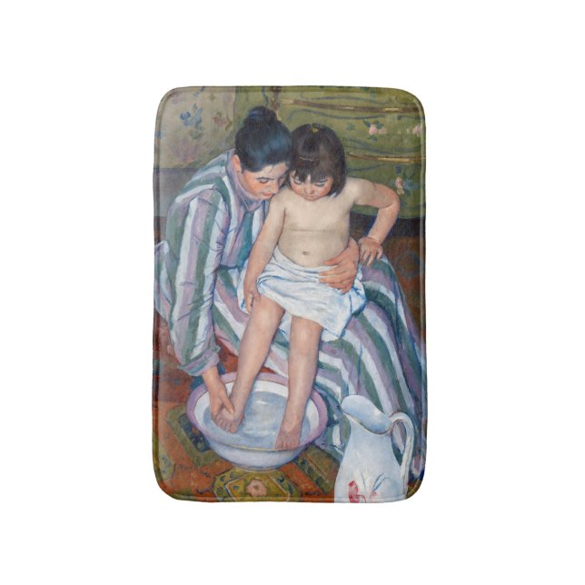 Mary Cassatt - The Child's Bath / The Bath Bath Mat (Front Vertical)