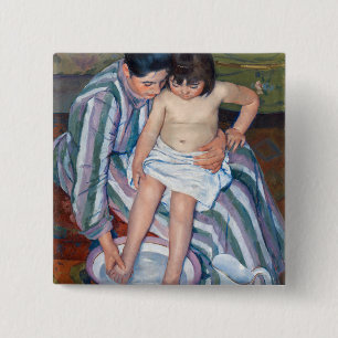 Mary Cassatt - The Child's Bath / The Bath Button
