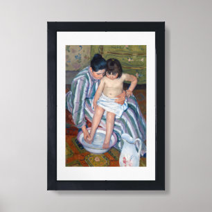 Mary Cassatt - The Child's Bath / The Bath Framed Art