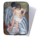 Mary Cassatt - The Child's Bath / The Bath Laptop Sleeve<br><div class="desc">The Child's Bath / The Bath / Le Bain de l'enfant - Mary Stevenson Cassatt in 1893</div>