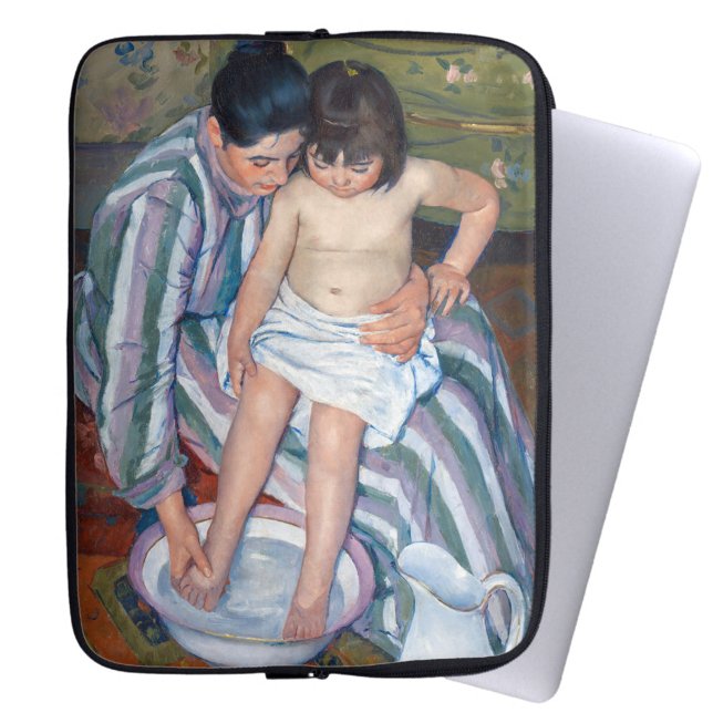 Mary Cassatt - The Child's Bath / The Bath Laptop Sleeve (Creator Uploaded)