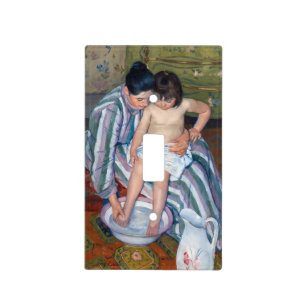 Mary Cassatt - The Child's Bath / The Bath Light Switch Cover
