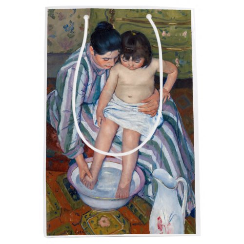 Mary Cassatt _ The Childs Bath  The Bath Medium Gift Bag