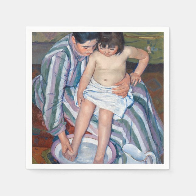 Mary Cassatt - The Child's Bath / The Bath Napkins (Front)