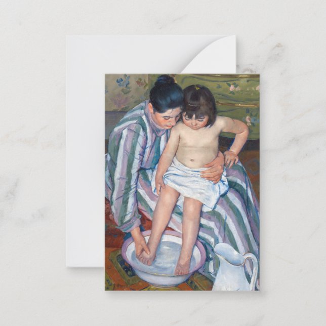 Mary Cassatt - The Child's Bath / The Bath Note Card (Front)
