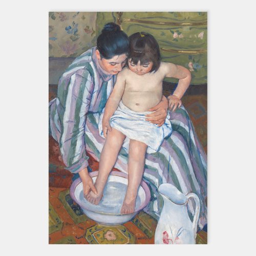 Mary Cassatt _ The Childs Bath  The Bath Wrapping Paper Sheets