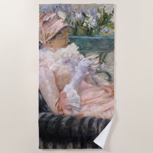 Mary Cassatt - The Cup of Tea Beach Towel