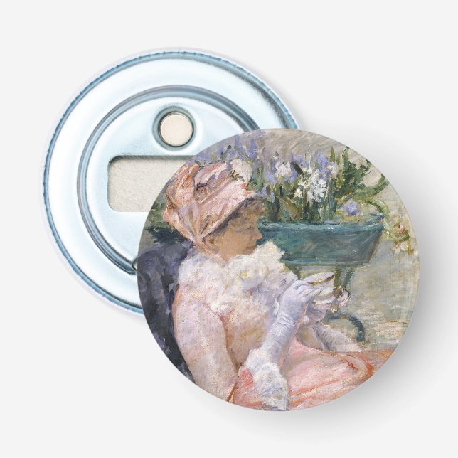 Mary Cassatt - The Cup of Tea Bottle Opener (Front)
