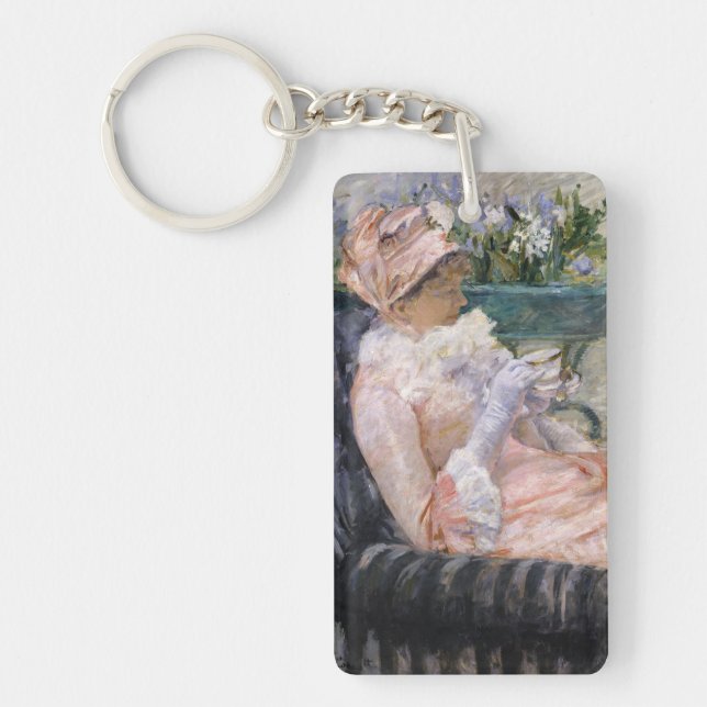 Mary Cassatt - The Cup of Tea Keychain (Front)