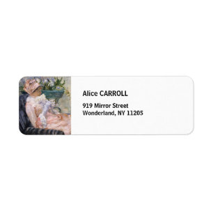 Mary Cassatt - The Cup of Tea Label