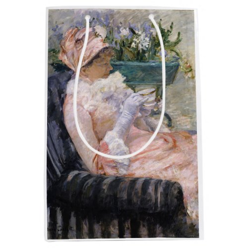 Mary Cassatt _ The Cup of Tea Medium Gift Bag