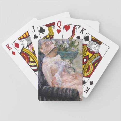 Mary Cassatt _ The Cup of Tea Poker Cards