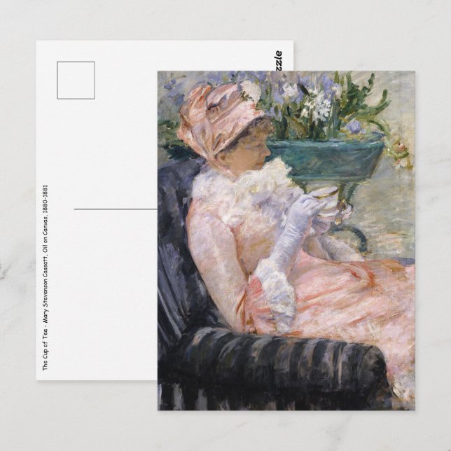 Mary Cassatt - The Cup of Tea Postcard (Front/Back)