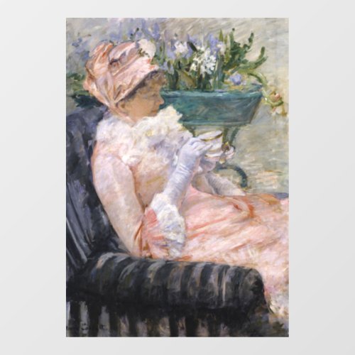 Mary Cassatt _ The Cup of Tea Window Cling