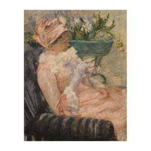 Mary Cassatt - The Cup of Tea Wood Wall Art
