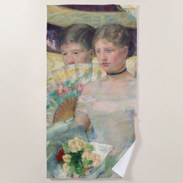 Mary Cassatt - The Loge Beach Towel (Front)