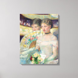 Mary Cassatt - The Loge Canvas Print