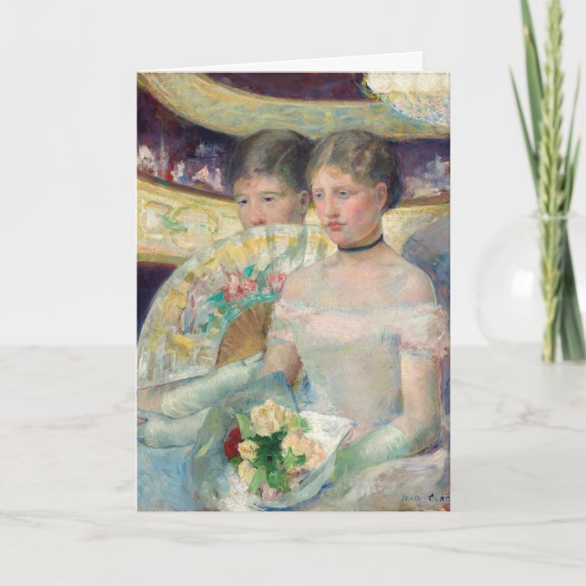 Mary Cassatt - The Loge Card (Front)